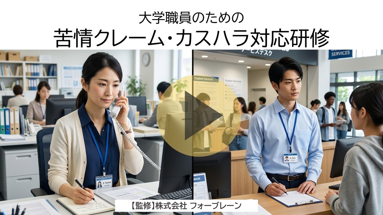 医療機関におけるカスタマーハラスメント防止研修（5分視聴版）